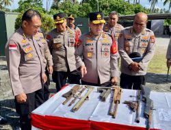 Sepanjang 2025, Operasi Madago Raya Amankan 8 Pucuk Senpi Rakitan Hingga 313 Butir Amunisi