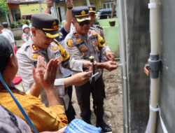 Kapolres Tanah Karo Resmikan Bantuan Sumur Bor di Desa Tigapanah