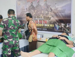 Peringati HUT ke -78 TNI Tahun 2023, Kodim 1710/Mimika Bersama Satuan TNI se-Garnisun Timika Gelar Bakti Kesehatan