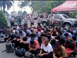 Cegah Tauran, Polsek Kalideres Amankan 65 Pelajar