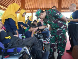 Peduli Kesehatan Masyarakat, Korem Wijayakusuma Baksos Disabilitas dan Pengobatan Massal
