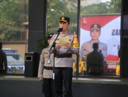 Humas Polri Gelar Pasukan Kesiapan Satgas Humas Dalam Pengamanan Pemilu 2024