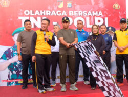 Tingkatkan Sinergitas Jelang Pemilu, TNI-Polri Gelar Olahraga Bersama
