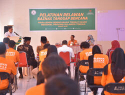 BAZNAS Sulteng Selenggarakan Pelatihan Relawan Tanggap Bencana