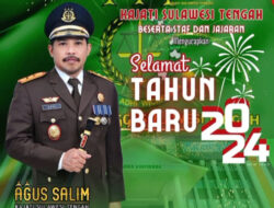 Kajati Sulteng Ucapkan Selamat Tahun Baru 2024