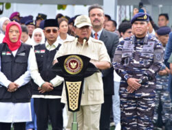 Wujud Komitmen TNI AL Memberikan Pengabdian Terbaik, Menhan RI Melepas Keberangkatan Satgas Bantuan Kemanusiaan ke Palestina