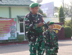 Kodim 0104/Aceh Timur Gelar Apel Pengamanan Pemilu Tahun 2024