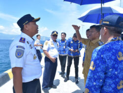 Gubernur Tinjau Langsung Kesiapan Pelabuhan Jelang kunjungan Jokowi