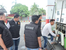 Jelang Mudik Lebaran 2024, Polres Langsa Sidak Beberapa SPBU