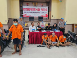 Polres Langsa Berhasil Tangkap Dua Spesialis Pencurian Sepeda motor