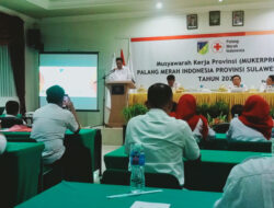 Musyawarah Kerja PMI, Hidayat Lamakarate : PMI adalah Garda Terdepan dalam Melayani Kemanusiaan dan Bencana Alam