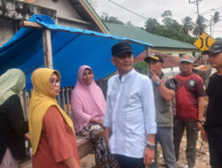 Banjir Terjang Desa Lahuafu, Bupati Rachmansyah Turunkan Tim BPBD