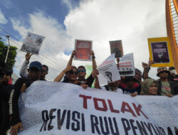 Jurnalis Palu Tolak Perubahan UU Penyiaran
