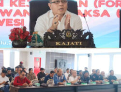 Kajati Sulteng Silahturahmi dengan Insan Pers dan LSM
