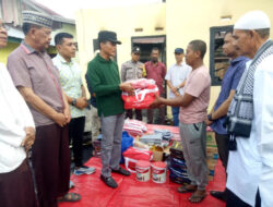 Pj.Walikota Langsa Serahkan Bantuan Untuk Keluarga Korban Kebakaran
