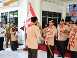 Kwarda Aceh Lantik Pengurus Mabicab, Kwarcab dan LPK Gerakan Pramuka Kota Langsa Masa Bakti 2024 – 2029