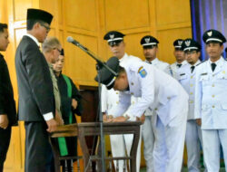 Pj Walikota Langsa Lantik dan Ambil Sumpah 38 Pj Geuchik Gampong Tahun 2024