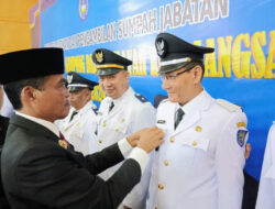 Pj Walikota Langsa Lantik dan Ambil Sumpah Yuni Mariko, SE Sebagai Pj Geuchik Gp. Seulalah baru