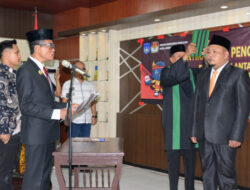 Pj Walikota Langsa Lantik dan Ambil Sumpah (PAW) Anggota KIP Kota Langsa Periode 2023-2028