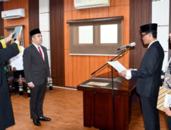 Syaridin, S.Pd., M.Pd Lantik Hendri Soenandar S.STP., M.Si Sebagai Kadisdukcapil Kota Langsa