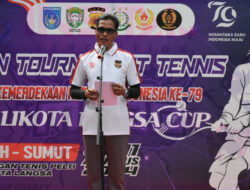 Pemko Langsa Gelar Open Turnamen Tenis Walikota Langsa Cup Tahun 2024