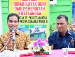 Pemko Langsa Serahkan Rumah Bantuan kepada Warga Gp. Sukarejo