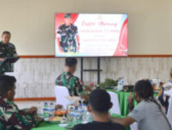 Kodim 1710/Mimika Gelar Coffe Morning bersama Awak Media se-Kabupaten Mimika