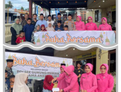 Polsek Gunung Meriah, Adakan Buka Puasa Bersama Anak Yatim Sebagai Wujud Kepedulian Sosial