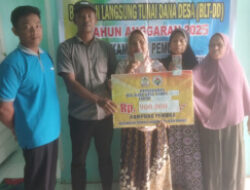 Penyaluran Perdana BLT Dana Desa 2025 di Desa Pemuka Berlangsung Lancar dan sukses