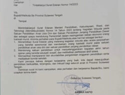 Gubernur Anwar Hafid Instruksikan Sekolah Tak Bebani Orang Tua dengan Wisuda PAUD dan SD
