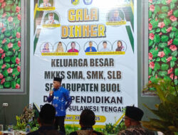 Gubernur dan Wakil Gubernur Hadiri Gala Dinner Keluarga Besar MKKS SMA, SMK, SLB Se Kabupaten Buol