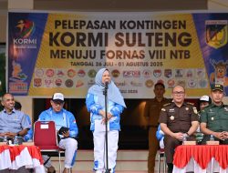 Pemprov Sulteng Lepas 396 Pegiat Olahraga untuk FORNAS VIII di NTB