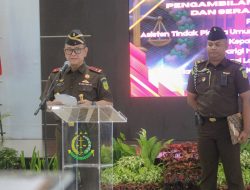 Pelantikan dan Serah Terima Jabatan Eselon III Lingkup Kejati Sulteng