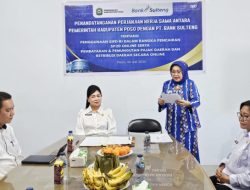 PT Bank Sulteng Lakukan Perjanjian Kerjasama SP2D Online dengan Pemerintah Daerah Kabupaten Poso