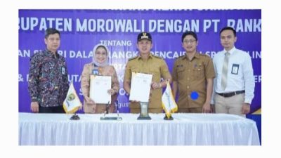 Teken MoU dengan PT Bank Sulteng, Bupati Morowali: Transformasi Keuangan Digital Suatu Keharusan Menuju Tata Kelola Pemerintahan yang Transparan, Efesien dan Responsif