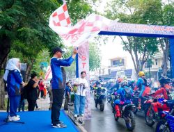 Berani Jelajah Bumi Tadulako Digelar, Gubernur dan Wagub Lwpas Peserta Trail Adventure Sulteng
