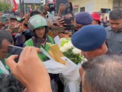 Sat Brimob Polda Sumut Gelar Doa Bersama dengan Para Driver Ojek Online