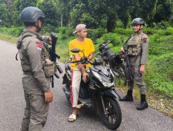 Cegah Penyelundupan Barang Berbahaya, Satgas Madago Raya Intensif Razia Kendaraan di Poso