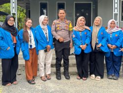 Perkuat Kolaborasi, Satgas Madago Raya Ajak Mahasiswa PBL Untad Jaga Stabilitas Kamtibmas di Poso