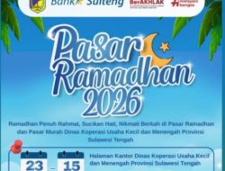 Bank Sulteng dan Dinas Koperasi Gelar Pasar Ramadhan 2026
