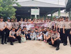 Jelang Idul Fitri, 44 Siswa Setukpa SIP 55 Polda Sulteng Gelar Bakti Sosial di Panti Asuhan Kota Palu