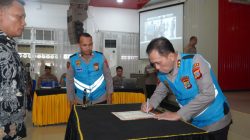 Kapolda Sulteng Pimpin Penandatanganan Pakta Integritas Rekrutmen Polri 2026, Tegaskan Prinsip Bersih dan Transparan