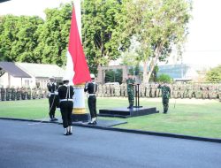 Upacara 17-an di Makodam XXIII/PW Jadi Momentum Penyampaian Penekanan Panglima TNI”