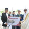 Gubernur Anwar Hafid Serahkan 127 Ekor hewan Kurban kepada Pengurus Mesjid Baitul Khairaat Palu