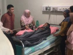 Wagub Reny Kunjungi Pasien di RSUD Wahidin Makassar,  Seluruh Biaya Pengobatan Ditanggung Pemprov Sulteng