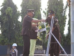 Peringati Hari Lahir Kejaksaan ke-81, Kejati Sulteng Tabur Bunga di TMP