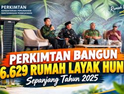 Sepanjang Tahun 2025, Perkimtan Bangun 6.629 Rumah Layak Huni