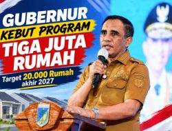 Gubernur Kebut Program Percepatan Tiga Juta Rumah, Target 20.000 Rumah akhir 2027