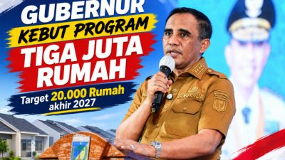Gubernur Kebut Program Percepatan Tiga Juta Rumah, Target 20.000 Rumah akhir 2027